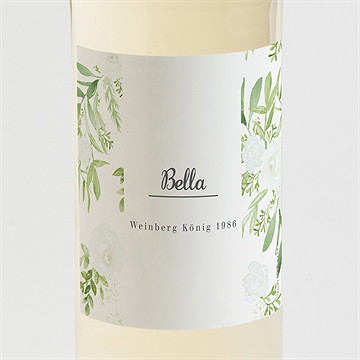 Flaschenetikett Kommunion Ornamente