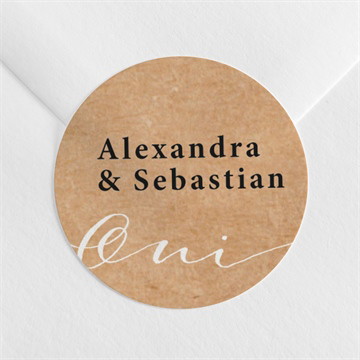 Aufkleber Hochzeit le grand jour