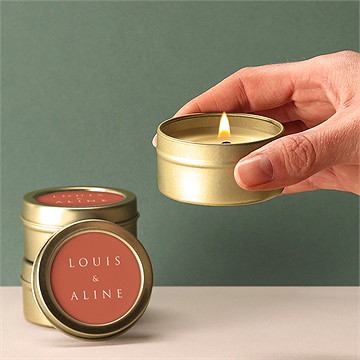 Kerze Hochzeit Lovestory - Vue 2