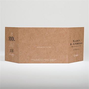 Hochzeitseinladung vertrauen - doppelklapp - Vue 3