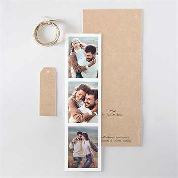 Hochzeitseinladung Perfekt Geplant - Dreiteilig - Vue 5