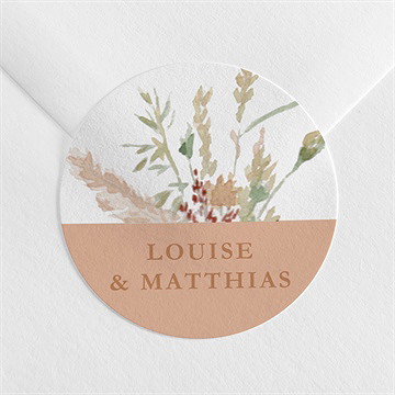 Aufkleber Hochzeit sommertraum