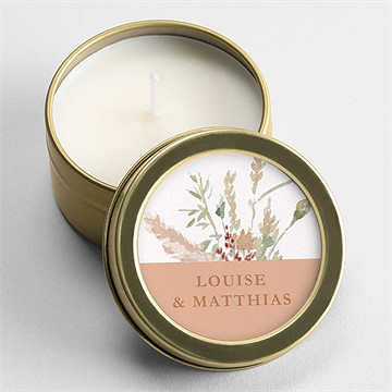 Kerze Hochzeit Sommertraum