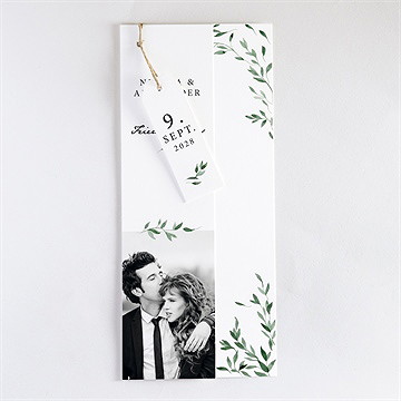 Hochzeitseinladung unter dem olivenbaum-dreiteil. - Vue 3