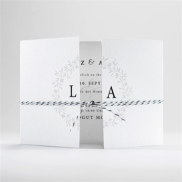 Hochzeitseinladung herrlich  - doppelklapp