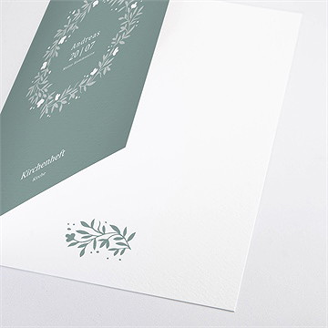 Kirchenheft Kommunion smaragdprägung - Vue 2