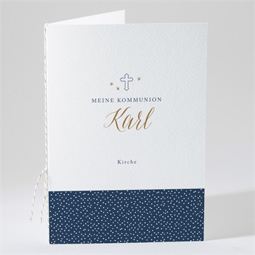 Kirchenheft Kommunion sternenhimmel