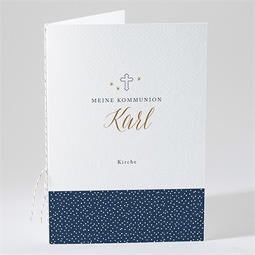 Kirchenheft Kommunion sternenhimmel