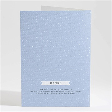 Kirchenheft Kommunion zartes blau - Vue 4