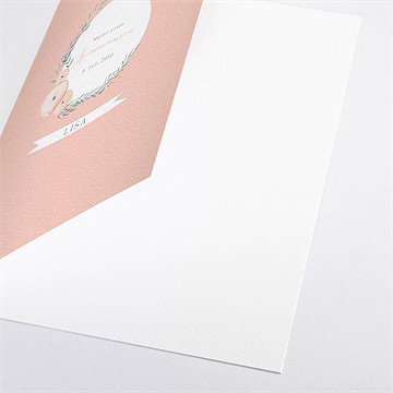 Kirchenheft Kommunion zartes rosa - Vue 2