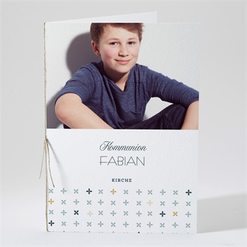 Kirchenheft Kommunion Geometrische blumenmotive