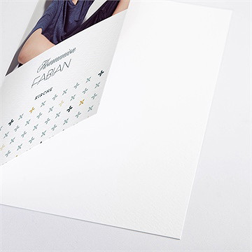 Kirchenheft Kommunion geometrische blumenmotive - Vue 2