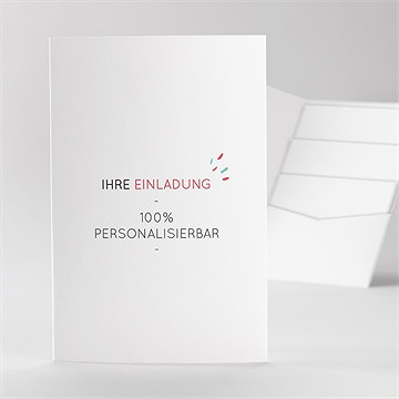 Hochzeitseinladung Blanco - Pocketfold (N84138)