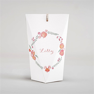 Geschenkbox Kommunion Aquarellkranz - Schachtel - Vue 4