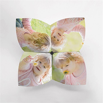 Einladung Taufe foto auf kraftpapier - Vue 2