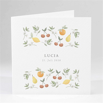 Geburtskarte frühlingspoesie