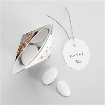 Geschenkbox Konfirmation Blumige Initiale - Schachtel - Vue 3