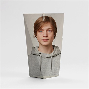 Geschenkbox Konfirmation Blumige Initiale - Schachtel - Vue 4