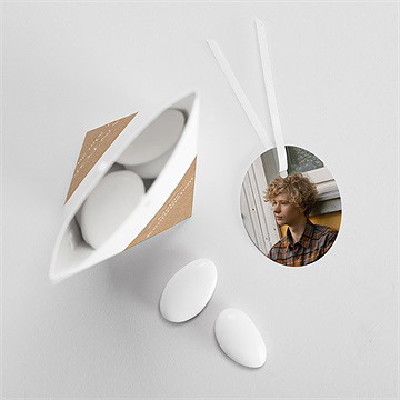 Geschenkbox Konfirmation Fotocollage Kraftpapier 2 - Vue 3