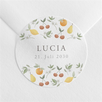 Sticker Geburt frühlingspoesie