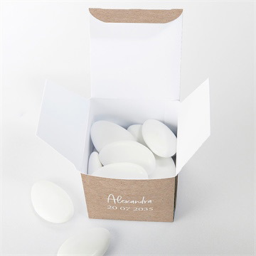 Geschenkbox Konfirmation Ichtus Auf Kraftpapier - Vue 4