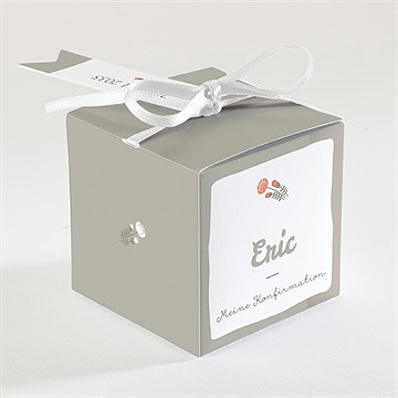 Geschenkbox Konfirmation Blumige Initiale - Vue 2