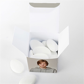 Geschenkbox Konfirmation Blumige Initiale - Vue 4