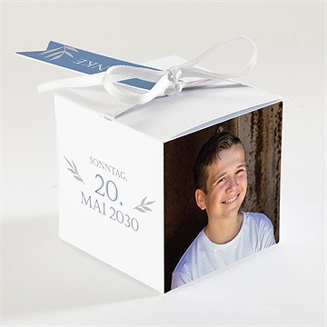 Geschenkbox Konfirmation Vergiss Mein Nicht Blau - Vue 2