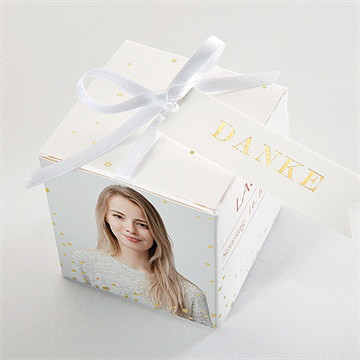 Geschenkbox Konfirmation Goldener Ichthus - Gold - Vue 4