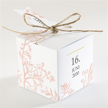 Geschenkbox Konfirmation Zarte Pflanzenmalerei - Vue 2