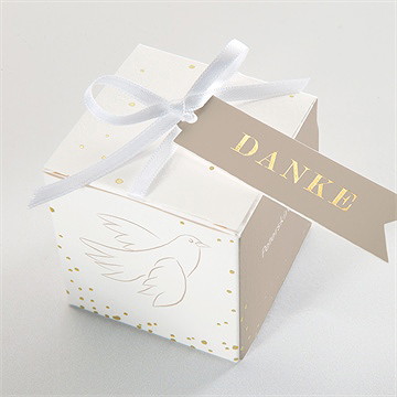 Geschenkbox Konfirmation Goldbuchstabe - Gold - Vue 4