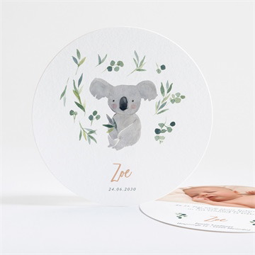 Geburtskarte koalaliebe