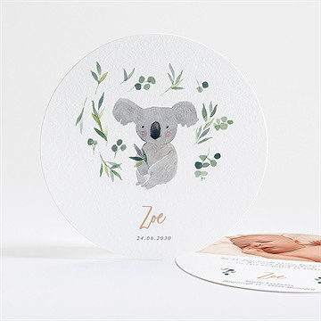Geburtskarte koalaliebe