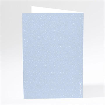 Menükarte Kommunion zartes blau - Vue 3