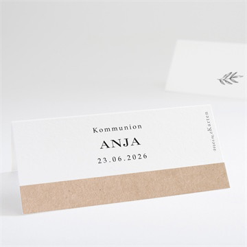 Tischkarte Kommunion Elegante kommunion
