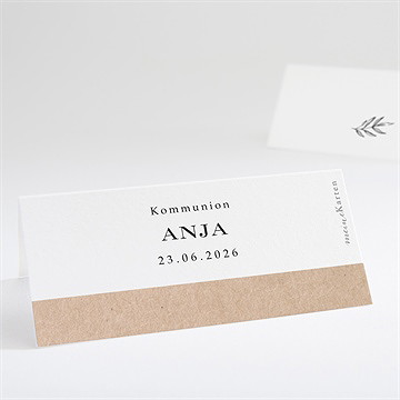 Tischkarte Kommunion elegante kommunion