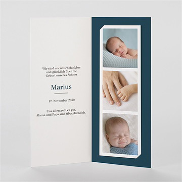 Geburtskarte mein erster fotostreifen - 2 - Vue 2