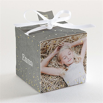 Geschenkbox Kommunion Kommunionssymbole - Gold - Vue 3