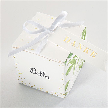 Geschenkbox Kommunion ornamente - gold - Vue 4
