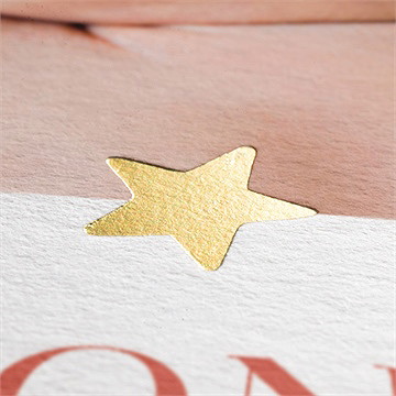 Geburtskarte Klatschmohn - Gold - Vue 2