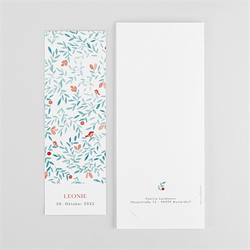 Geburtskarte klatschmohn - fotostreifen - Vue 4