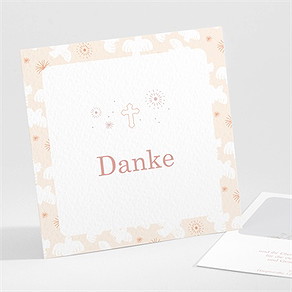 Dankeskarte Kommunion hoch hinaus