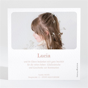 Dankeskarte Kommunion hoch hinaus - Vue 2