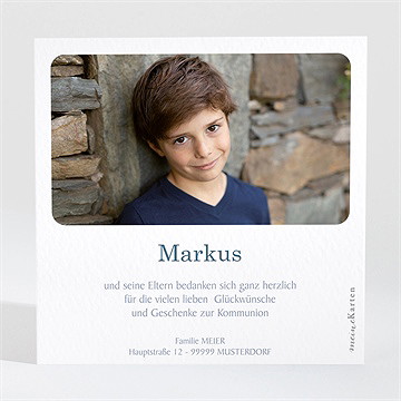 Dankeskarte Kommunion höhenflug - Vue 2