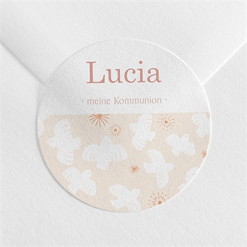 Aufkleber Kommunion Hoch Hinaus