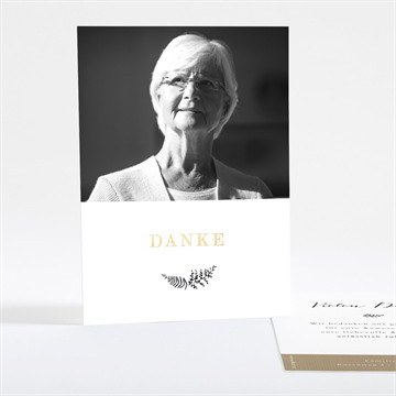 Trauerdanksagung Fotocollage