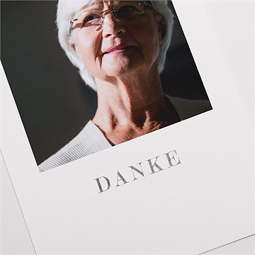 Trauerdanksagung sanftmut - silber - Vue 3