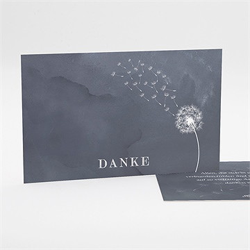 Trauerdanksagung besinnung - silber