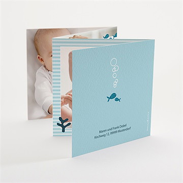 Einladung Taufe Fischschwarm - Vue 3