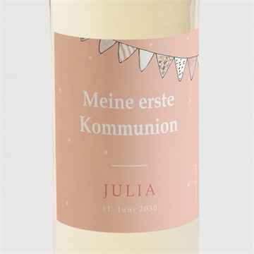 Flaschenetikett Kommunion Meine erste kommunion